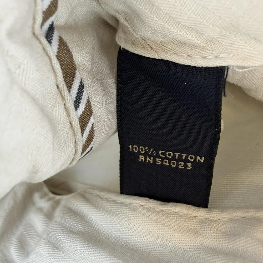 Banana Republic Chino Pants Mens 36x27 Beige Relaxed Fit Dawson 414893-00